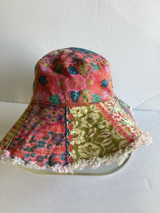 NATURAL LIFE Accessories - Natural Life Sandy Days Bucket Hat Watercolor Patchwork Boho Festival Hippie